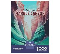 Puzzles for Adults 1000 Pieces Arizona Marble Canyon Mosaic Art Jigsaws for Adults Brain Teaser Game Pattern Assembly Challenging Game Gifts 52x38cm/1000pcs