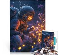 puzzles for adults 1000 pieces Astronaut in a Field of Lights Hand speed competition for is ideal as a gift for the whole family 26x38cm