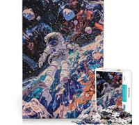 Puzzles for Adults 1000 Pieces 'Astronaut in Space, Brain Teaser Game, Difficult Hard, Deal As Gifts for The Whole Family 50x75cm