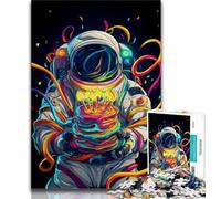 Puzzles for Adults 1000 Pieces Astronaut's Birthday Adult Jigsaw,Educational Games Wall Decoration Unique Birthday And Xmas Gifts 26x38cm