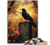 Puzzles for Adults 1000 Pieces Autumn Crows for Age 14+ Educational Games For Adults And Teenagers Artwork Gift 50x75cm