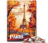 Puzzles for Adults 1000 Pieces Autumn in Paris Family Fun for Is Ideal As A Gift for The Whole Family for And Age 14 Years Up (size 38x26cm)