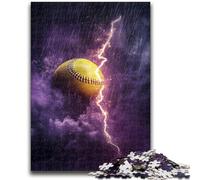 Puzzles for Adults 1000 Pieces Baseball Sports 1000 Pieces for Teenagers,Brain Intelligence Challenge Addictive Toys for Home Decoration (38x26cm)