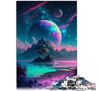 puzzles for adults 1000 pieces Beach The Near Mountain Impossible Puzzle 26x38cm is ideal as gifts for the whole family