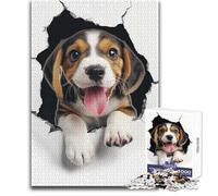 Puzzles for Adults 1000 Pieces Beagle In The Wall Brainteaser Family Games Staycation Kill Time Gifts Ideas Size 50x75cm