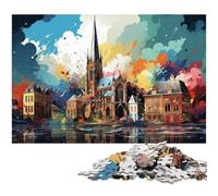 Puzzles for Adults 1000 Pieces Beautiful And Wonderful World Scenery Precision Cut Jigsaw Puzzle Is Ideal As Gifts for The Whole Family 1000 PCS(75x50cm)