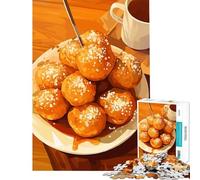 Puzzles for Adults 1000 Pieces Beignets with Coffee Still Life Fun Activities at Home Family Activities Relaxing Games for 14+ Puzzle Game Offered (38x26cm)