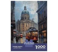 Puzzles for Adults 1000 Pieces Berlin Germany Art Puzzles for Adults Brain Teaser Game Home Decoration Fun Activities at Home 38x26cm/1000pcs