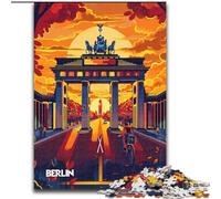 Puzzles for Adults 1000 Pieces Berlin Sunset, for Ages 14 And over Each Piece Is Unique - Fun And Challenging Game for The Whole Family Good Gift 50x75cm