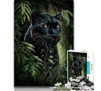 Puzzles for Adults 1000 Pieces Black Panther Poster 1000 Piece Puzzle,Educational Games Home Decoration Suitable for Desktop Decoration 38x26cm