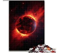 Puzzles for Adults 1000 Pieces Blood Moon,Stress Reliever Staycation Kill Time with Matching Poster And Trivia Sheet 50x75cm