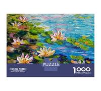 Puzzles for Adults 1000 Pieces Blooming Silence Puzzles for Adults Brain Teaser Game Home Decoration Fun Activities at Home 52x38cm/1000pcs