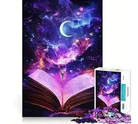 Puzzles for Adults 1000 Pieces Book Colorful Magical Tight Cut Fun, Smart Brain Activity, Leisure Fun Time, Birthday Hobby Gift (50x75cm)