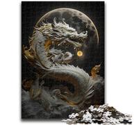 Puzzles for Adults 1000 Pieces Brave Dragon for Educational Game Challenge Toy for Is Ideal As A Gift for The Whole Family 50x75cm
