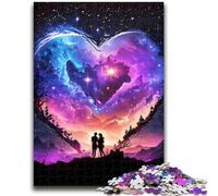 Puzzles for Adults 1000 Pieces Bride And Groom Universe for Age 14+ Quiz Game Fun at Home Activities, Birthday Present,Travel Gifts 50x75cm