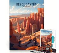 Puzzles for Adults 1000 Pieces Bryce Canyon National Park Premium Cut Play Smart Brain Toy Idle Fun Time Xmas Art Gift (38x26cm)
