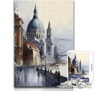 Puzzles for Adults 1000 Pieces Budapest Hungarian City Brainteaser Family Games Staycation Kill Time Gifts Ideas Size 38x52cm