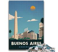 Puzzles for Adults 1000 Pieces Buenos Aires 1000 Pieces for Teenagers,Stress Reliever Staycation Kill Time Parent-child Interaction (50x75cm)