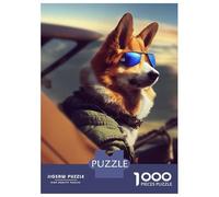 Puzzles for Adults 1000 Pieces Call Sign Corgi Jigsaw for Adults Brain Teaser Game Analysis And Logic Fun Activities at Home 38x26cm/1000pcs