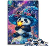 Puzzles for Adults 1000 Pieces Cartoon Panda Wizard Educational Family Game Deal As Gifts for The Whole Family for And Age 14 Years Up 26x38cm