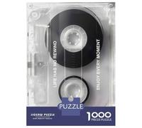 Puzzles for Adults 1000 Pieces Cassette of Life Jigsaw for Adults Brain Teaser Game Analysis And Logic Fun Activities at Home 70x50cm/1000pcs