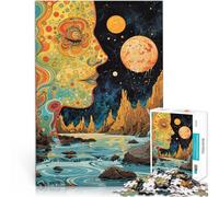 puzzles for adults 1000 pieces Celestial Cascade Spielspielzeug als Familiengeschenk Einzigartige Wohndekoration und Geschenke75x50cm