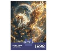 Puzzles for Adults 1000 Pieces Celestial Pegasus Ascend Jigsaws for Adults Brain Teaser Game Analysis And Logic Unique Birthday And Xmas Gifts 38x26cm/1000pcs