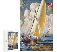 Puzzles for Adults 1000 Pieces - Charles Wysocki - Breezin' Along - Active Thinking Party Fun, Each Piece is Unique and The Puzzle Fits Together Perfectly.Parent Interaction