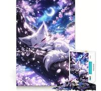 Puzzles for Adults 1000 Pieces Cherry Blossom Dreaming Premium Cut Play Smart Brain Toy Idle Fun Time Xmas Art Gift (50x75cm)