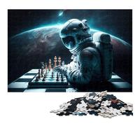 Puzzles for Adults 1000 Pieces Chess Universe Jigsaw Puzzle A Work of Art for And Teenager Age 14 Years Up (Size 75x50cm)