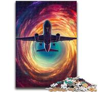 Puzzles for Adults 1000 Pieces Color Plane Challenging Game And Family Play Wall Decoration Unique Birthday And Xmas Gifts 50x75cm
