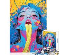 Puzzles for Adults 1000 Pieces Colorful Chaos Impossible Game Suitable for Couples Anti-Stress Toys Birthday Present, Gifts, (38X52CM)