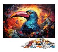 Puzzles for Adults 1000 Pieces Colorful Parrot Precision Cut Jigsaw Puzzle Is Ideal As Gifts for The Whole Family 1000pcs(75x50cm)