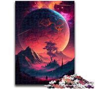 Puzzles for Adults 1000 Pieces Colorful Planet Mountains for Ages 14 And over Fun Games Fun Activities at Home, Birthday Gifts, Travel Gifts 38x26cm