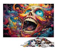 Puzzles for Adults 1000 Pieces Colorful Psychedelic Miracles Happen Puzzle Toys Unique Home Decor And Gifts Suitable for And Teenager 14 And Up 1000 PCS(75x50cm)