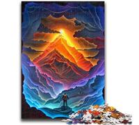 Puzzles for Adults 1000 Pieces Colourful Beautiful Mountains for Ages 14 And over Fun Games Fun Activities at Home, Birthday Gifts, Travel Gifts 50x75cm