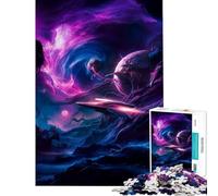 Puzzles for Adults 1000 Pieces Cosmic Vortex Odyssey Learning Educational Toys Brain Teaser Game for The Whole for Women Men (Size 50x75cm)