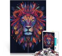puzzles for adults 1000 pieces Cougar with colorful furr Schwierig und herausfordernd Tolles Geschenk für Spiele75x50cm