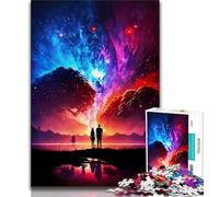 Puzzles for Adults 1000 Pieces Couple Galaxy Landscape 1000 Piece Jigsaw,Educational Stress Relief Toy Gifts for Friends And Family (size 38x26cm)