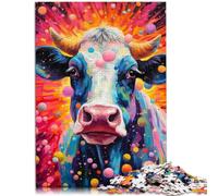 puzzles for adults 1000 pieces Cow With The Circle Family Game for and 26x38cm Artists Collection Fine Art for 14 year olds