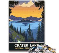 Puzzles for Adults 1000 Pieces Crater Lake Family Fun for Is Ideal As A Gift for The Whole Family for And Age 14 Years Up (size 38x52cm)