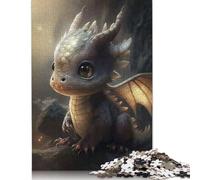 Puzzles for Adults 1000 Pieces Cute Baby Dragons Jigsaw Puzzles for Adults And Woodenboard Puzzles Toy Intellectual Game 1000pcs (75x50cm)