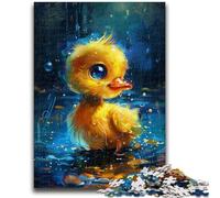 Puzzles for Adults 1000 Pieces Cute Little Yellow Duck for Ages 14 And over Fun Games Fun Activities at Home, Birthday Gifts, Travel Gifts 50x75cm