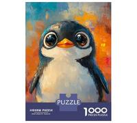 Puzzles for Adults 1000 Pieces Cute Penguin Artwork Jigsaw for Adults Brain Teaser Game Analysis And Logic Fun Activities at Home 38x26cm/1000pcs