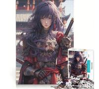 Puzzles for Adults 1000 Pieces Cute Samurai Maid, Educational Toy, Staycation Kill Time, Birthday Present, Gifts, 38x52cm