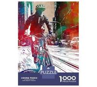 Puzzles for Adults 1000 Pieces Cycling Sport Art 1 Jigsaws for Adults Brain Teaser Game Analysis And Logic Unique Birthday And Xmas Gifts 70x50cm/1000pcs