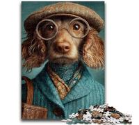 Puzzles for Adults 1000 Pieces Dachshunds in The Workplace Challenging To Complete But Fun And Humorous Birthday Present, Gifts, Wall Art 26x38cm