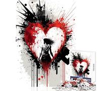 Puzzles for Adults 1000 Pieces Deadly Infatuation Home Decoration Toys Art Work Gift for Educational Game Wishlist with Santa Claus Size 38x52cm