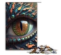 Puzzles for Adults 1000 Pieces Deluxe Dragon Eye Impossible Puzzle Family Game Stress Reliever Difficult Challenge 75x50cm
