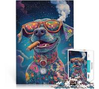 puzzles for adults 1000 pieces Dog Boss Herausforderndes Spielspielzeug denn eignet sich ideal als Geschenk für die ganze Familie52x38cm